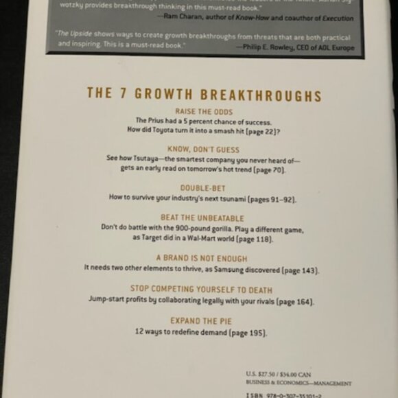 The Upside: The 7 Strategies for Turning Big Threats into Growth Breakthroughs - Picture 2 of 3